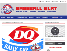 Tablet Screenshot of baseball-blrt.com